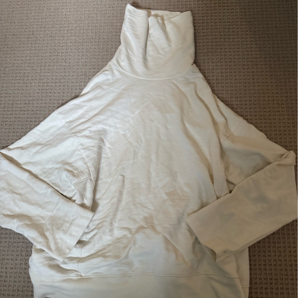 Cream Long Sleeve Top